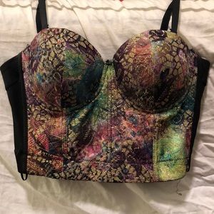 Bustier crop top